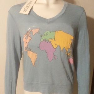 Wildfox Blue World Sweater